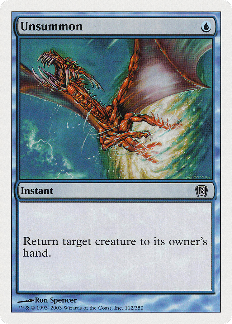 Unsummon (8ED-112★) (Foil)