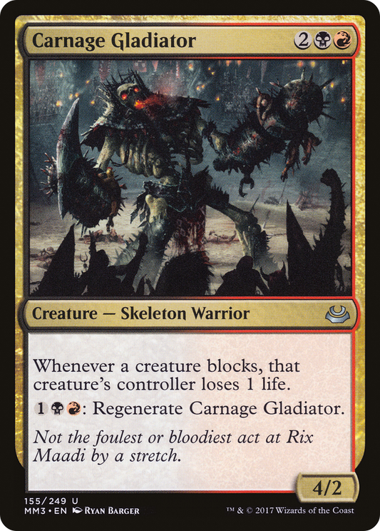 Carnage Gladiator (MM3-155) (Foil)