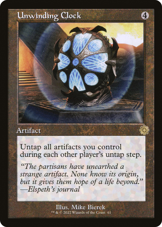 Unwinding Clock (BRR-061) (Foil)