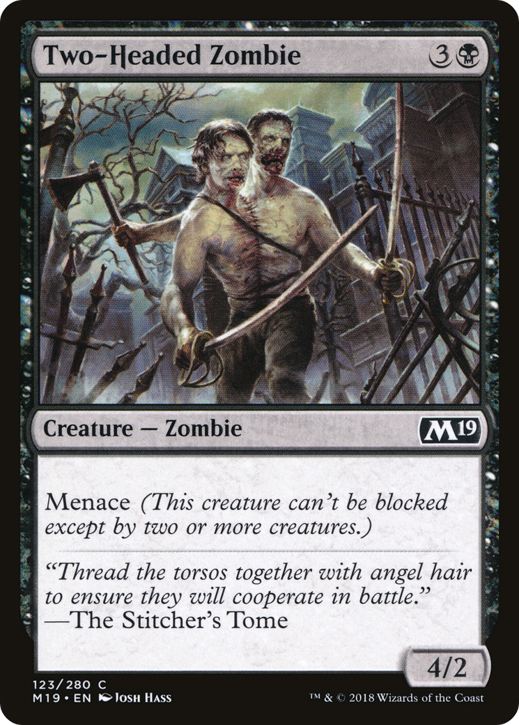 Two-Headed Zombie (M19-123)