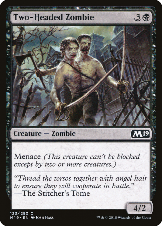 Two-Headed Zombie (M19-123)