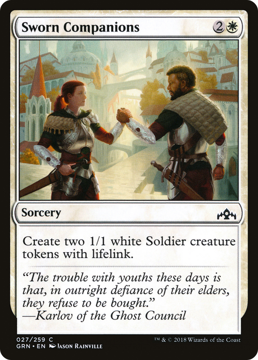 Sworn Companions (GRN-027) (Foil)
