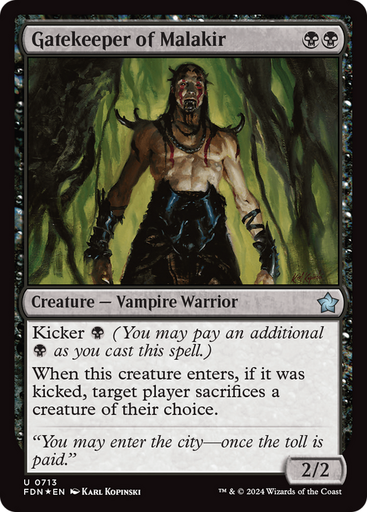 Gatekeeper of Malakir (FDN-713) (Foil)