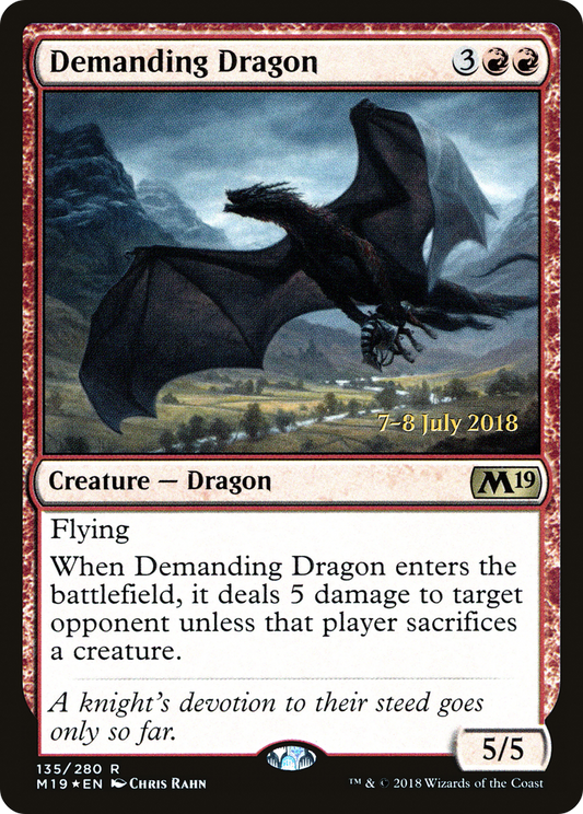 Demanding Dragon (PRE-135S) (Foil)