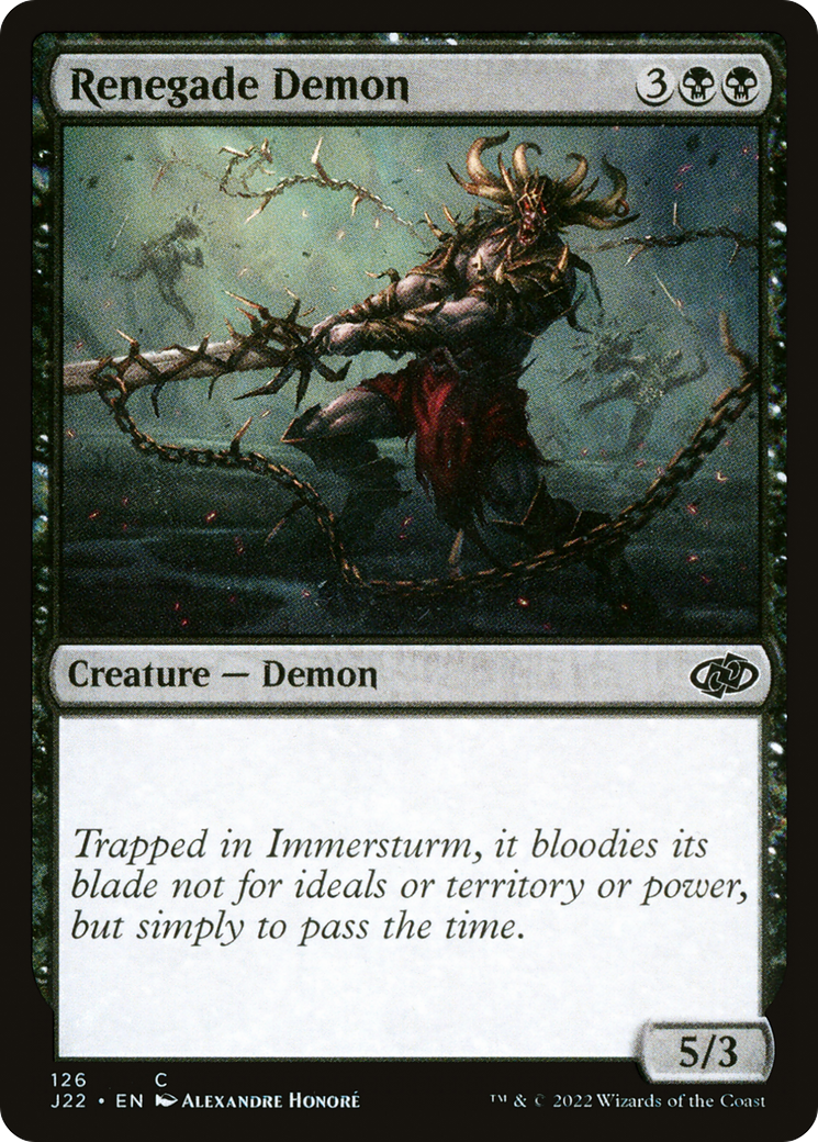 Renegade Demon (J22-126)