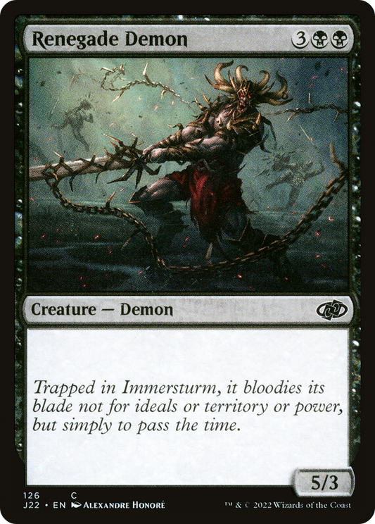 Renegade Demon (J22-126)