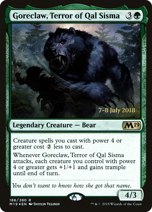 Goreclaw, Terror of Qal Sisma (PRE-186S) (Foil)