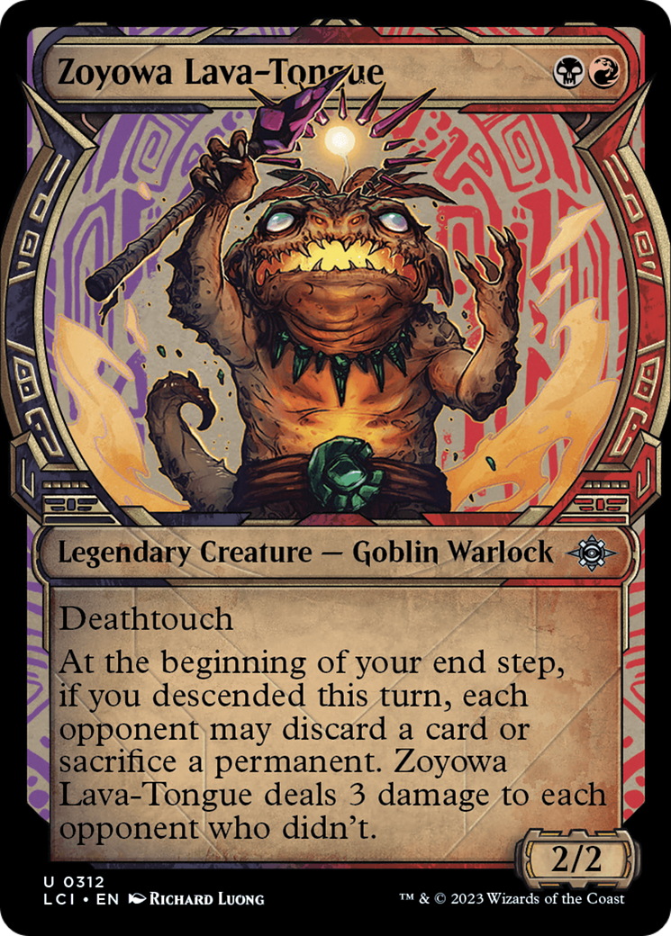Zoyowa Lava-Tongue (LCI-312) (Showcase) (Foil)