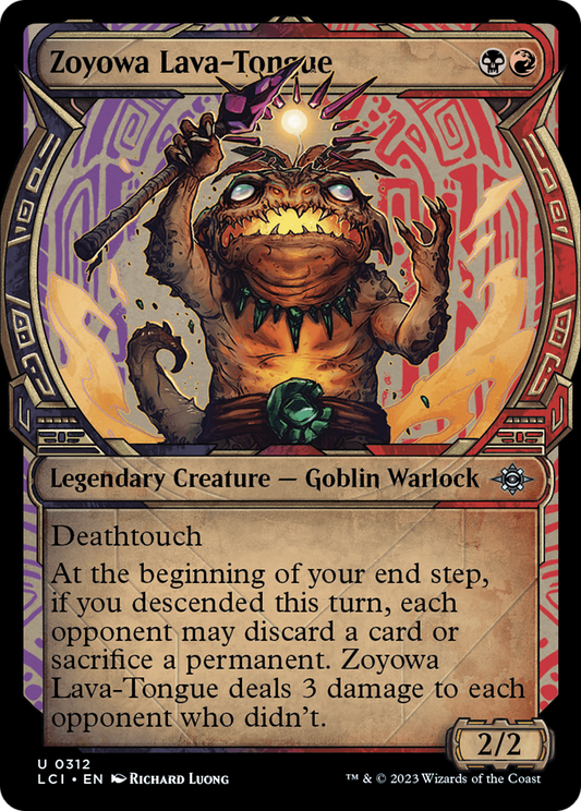 Zoyowa Lava-Tongue (LCI-312) (Showcase) (Foil)