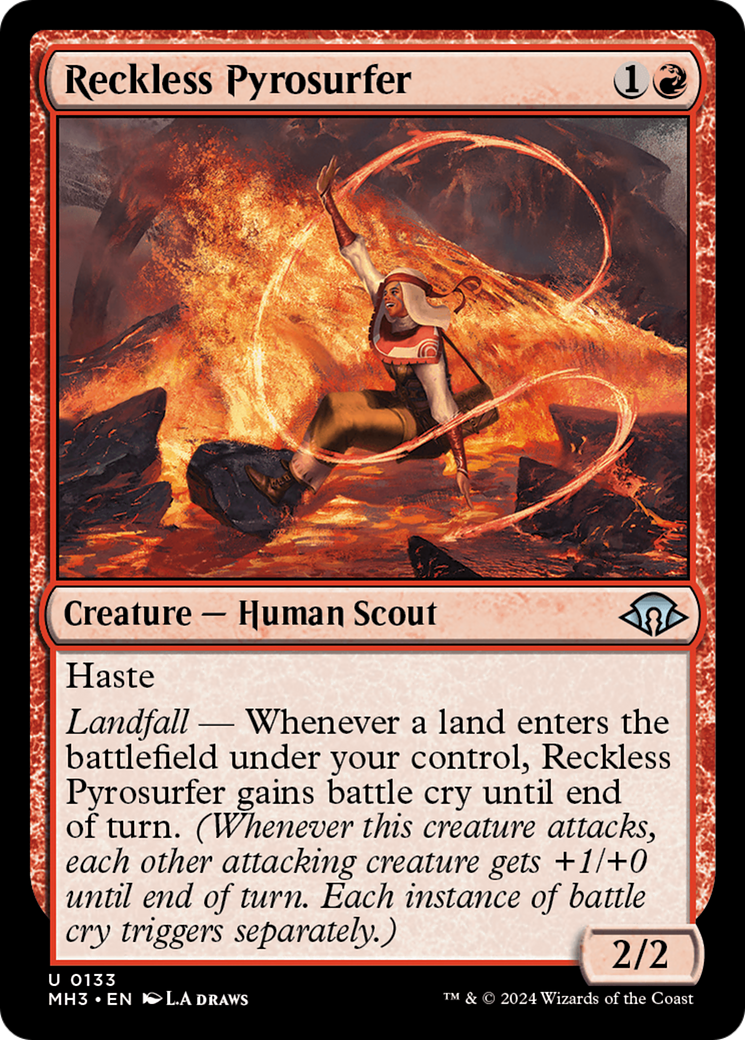 Reckless Pyrosurfer (MH3-133) (Foil)