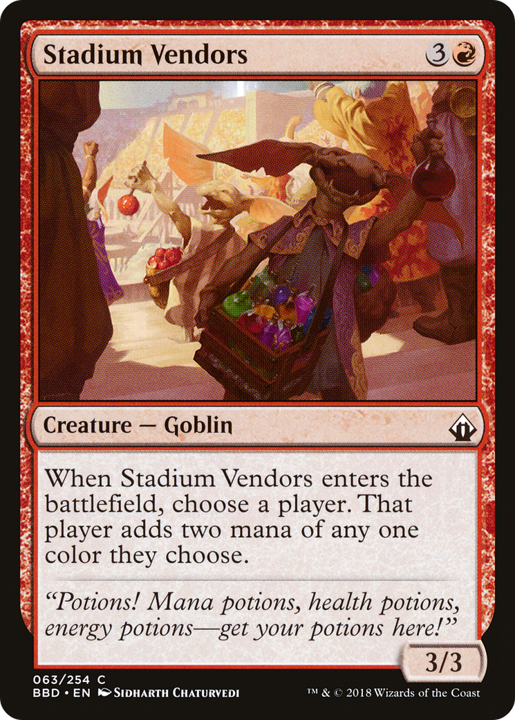 Stadium Vendors (BBD-063) (Foil)