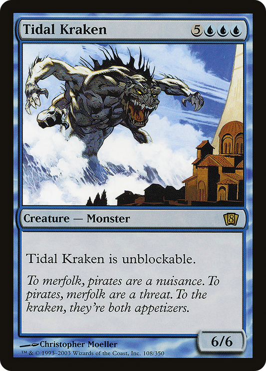 Tidal Kraken (8ED-108★) (Foil)