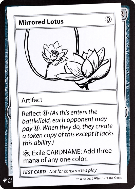 Mirrored Lotus (CMB1-107)