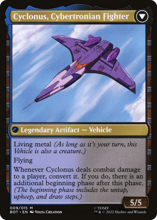 Cyclonus, the Saboteur // Cyclonus, Cybertronian Fighter (BOT-009)