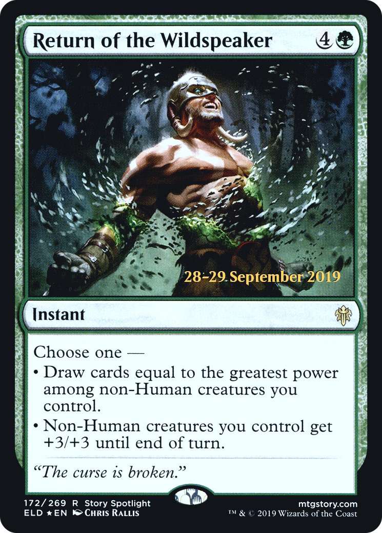 Return of the Wildspeaker (PRE-172S) (Foil)