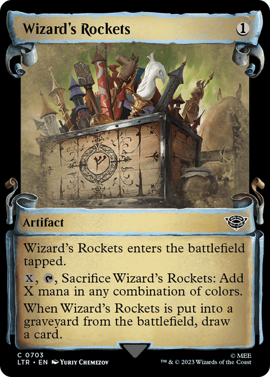 Wizard's Rockets (LTR-703) (Showcase) (Scroll) (Foil)