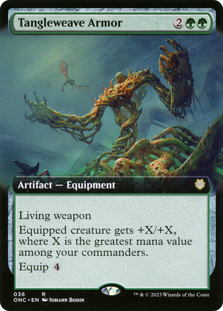Tangleweave Armor (ONC-036) (Extended Art)