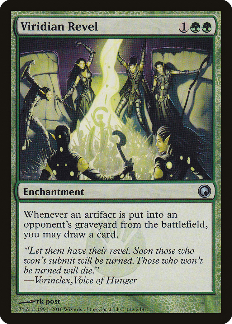 Viridian Revel (SOM-132) (Foil)