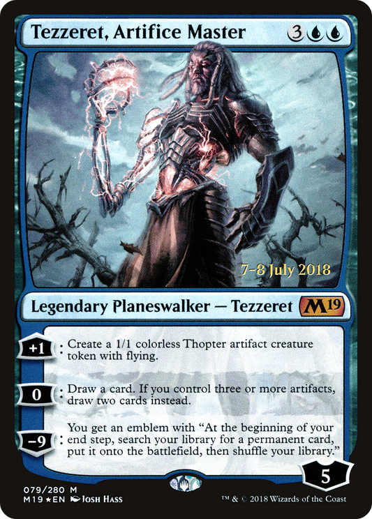 Tezzeret, Artifice Master (PRE-79S) (Foil)