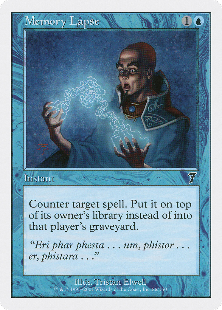 Memory Lapse (7ED-088)