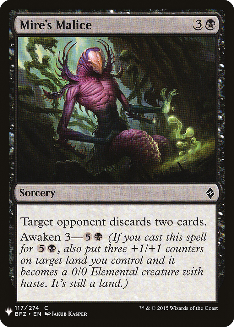 Mire's Malice (LIST-BFZ-117)