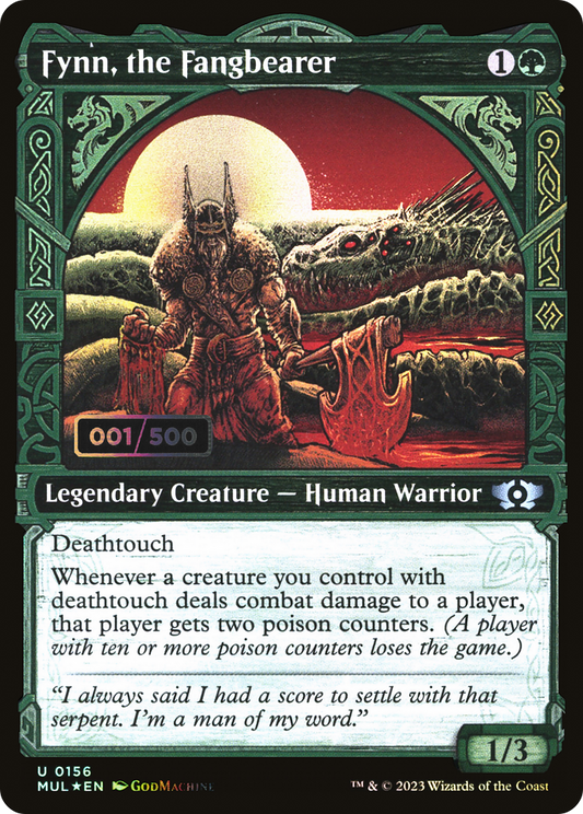 Fynn, the Fangbearer (MUL-156Z) (Showcase) (Foil) (Serialized)