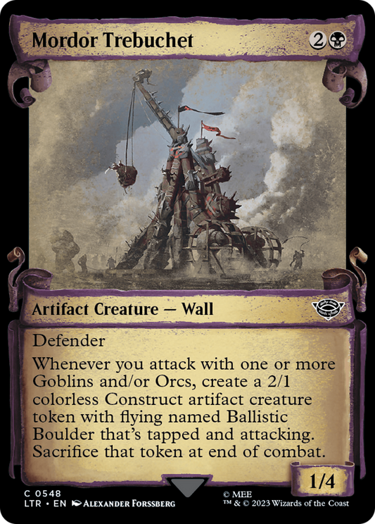 Mordor Trebuchet (LTR-548) (Showcase) (Scroll)