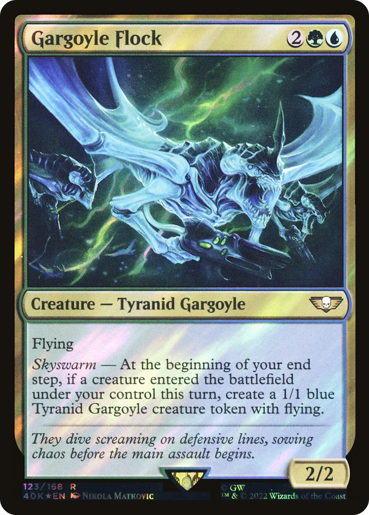 Gargoyle Flock (40K-123★) (Surge Foil)