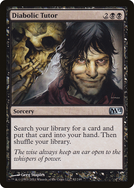 Diabolic Tutor (M12-092)