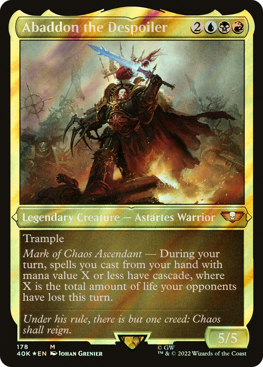 Abaddon the Despoiler (40K-178) (Surge Foil)