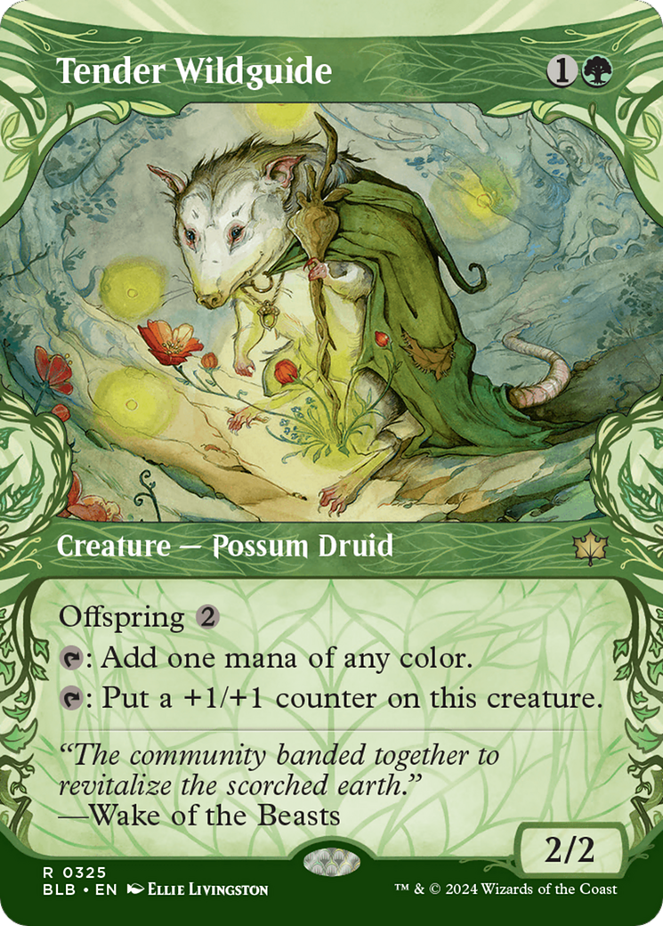 Tender Wildguide (BLB-325) (Showcase) (Foil)