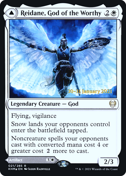 Reidane, God of the Worthy // Valkmira, Protector's Shield (PRE-21S) (Foil)