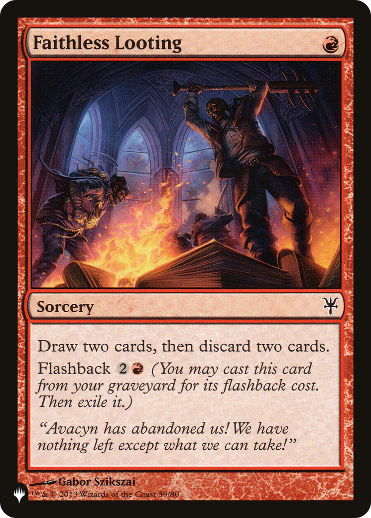 Faithless Looting (LIST-DDK-59)