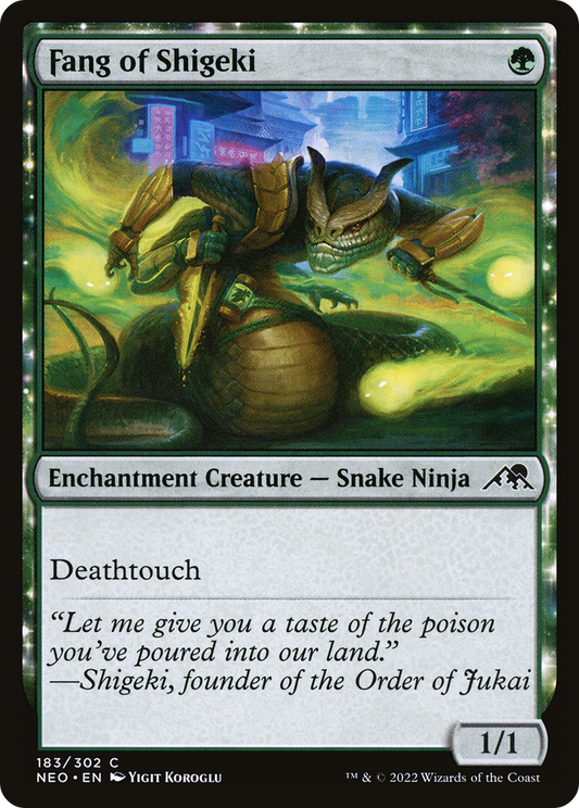 Fang of Shigeki (NEO-183) (Foil)