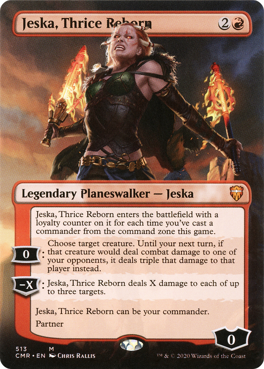 Jeska, Thrice Reborn (CMR-513) (Borderless) (Foil)