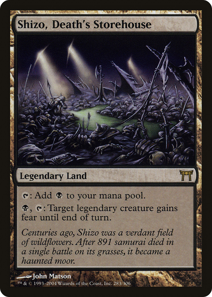 Shizo, Death's Storehouse (CHK-283) (Foil)