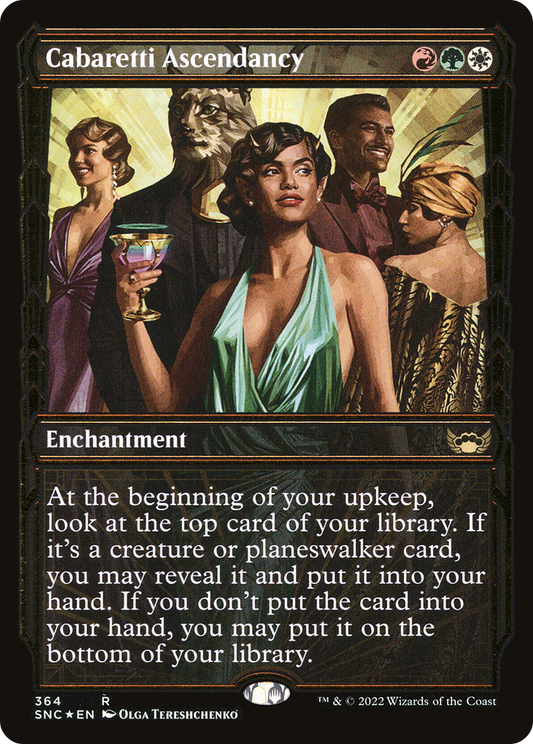Cabaretti Ascendancy (SNC-364) (Showcase) (Gilded Foil)