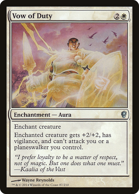 Vow of Duty (CNS-087) (Foil)