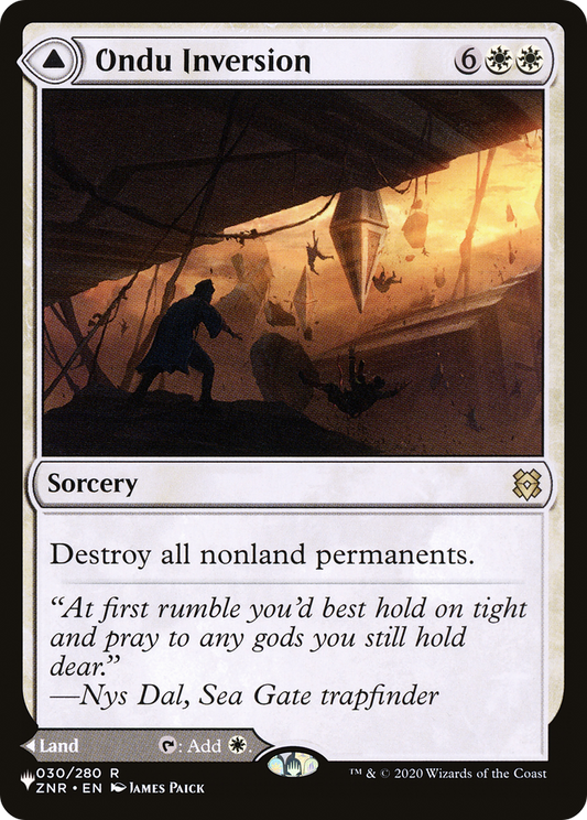 Ondu Inversion // Ondu Skyruins (LIST-ZNR-30)