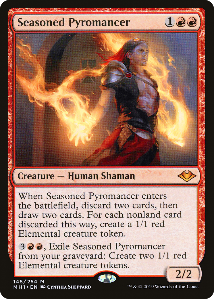 Seasoned Pyromancer (MH1-145) (Foil)
