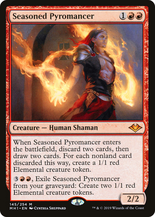 Seasoned Pyromancer (MH1-145) (Foil)