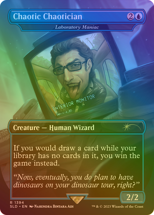 Chaotic Chaotician / Laboratory Maniac (SLD-1394★) (Borderless) (Foil)