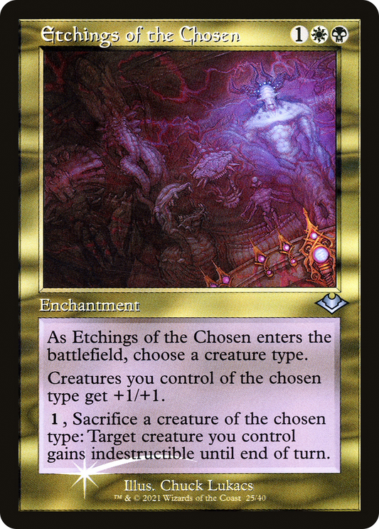 Etchings of the Chosen (MH1-025) (Foil)