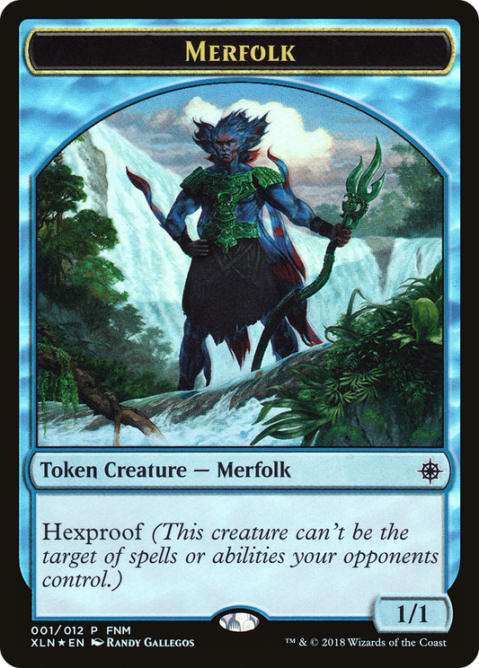 Merfolk // Treasure (FNM-001) (Foil)