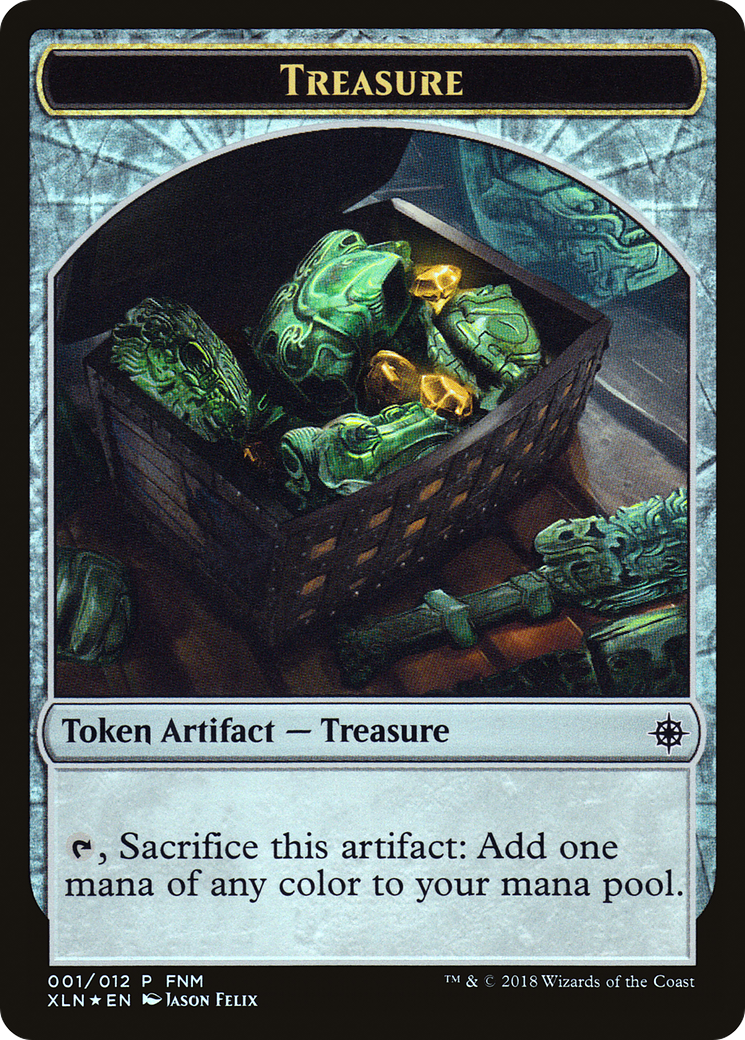 Merfolk // Treasure (FNM-001) (Foil)