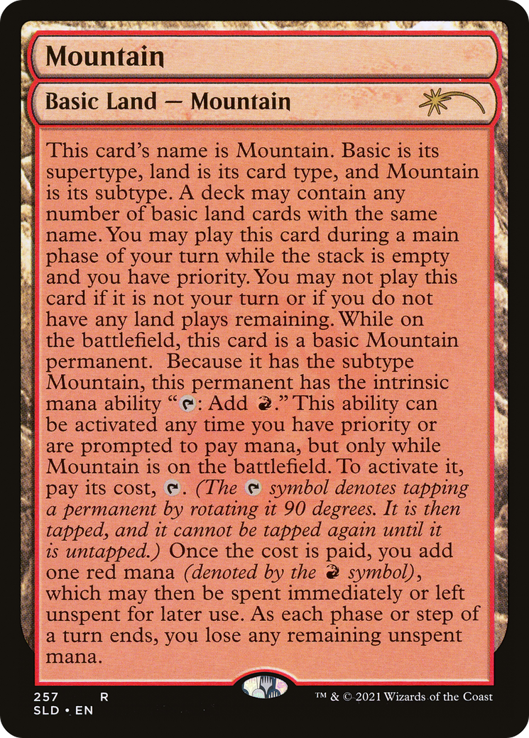 Mountain (SLD-257) (Foil)