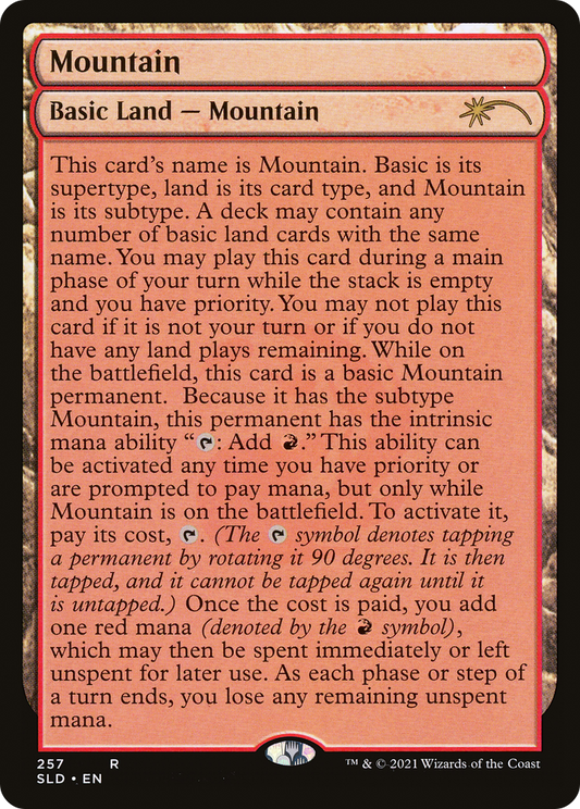 Mountain (SLD-257) (Foil)
