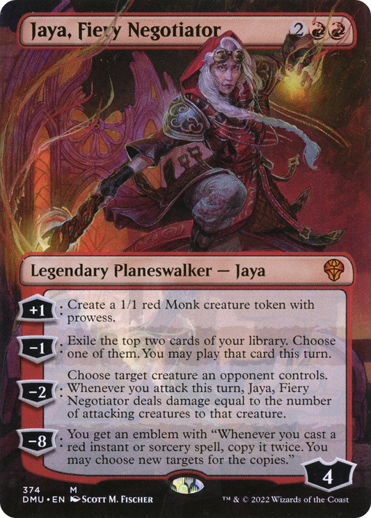 Jaya, Fiery Negotiator (DMU-374) (Borderless) (Foil)