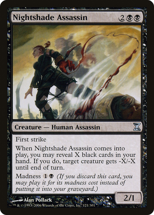 Nightshade Assassin (TSP-121) (Foil)