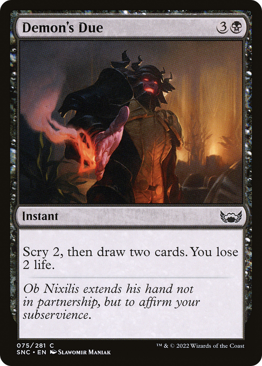 Demon's Due (SNC-075) (Foil)
